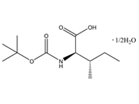 N-（叔丁氧羰基）-L-異亮氨酸半水合物，98%（HPLC） 