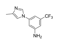 3-(4-甲基-1H-咪唑-1-基)-5-(三氟甲基)苯胺，98%（HPLC) 